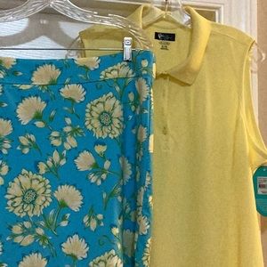 Greg Norman (NWT) top & skort